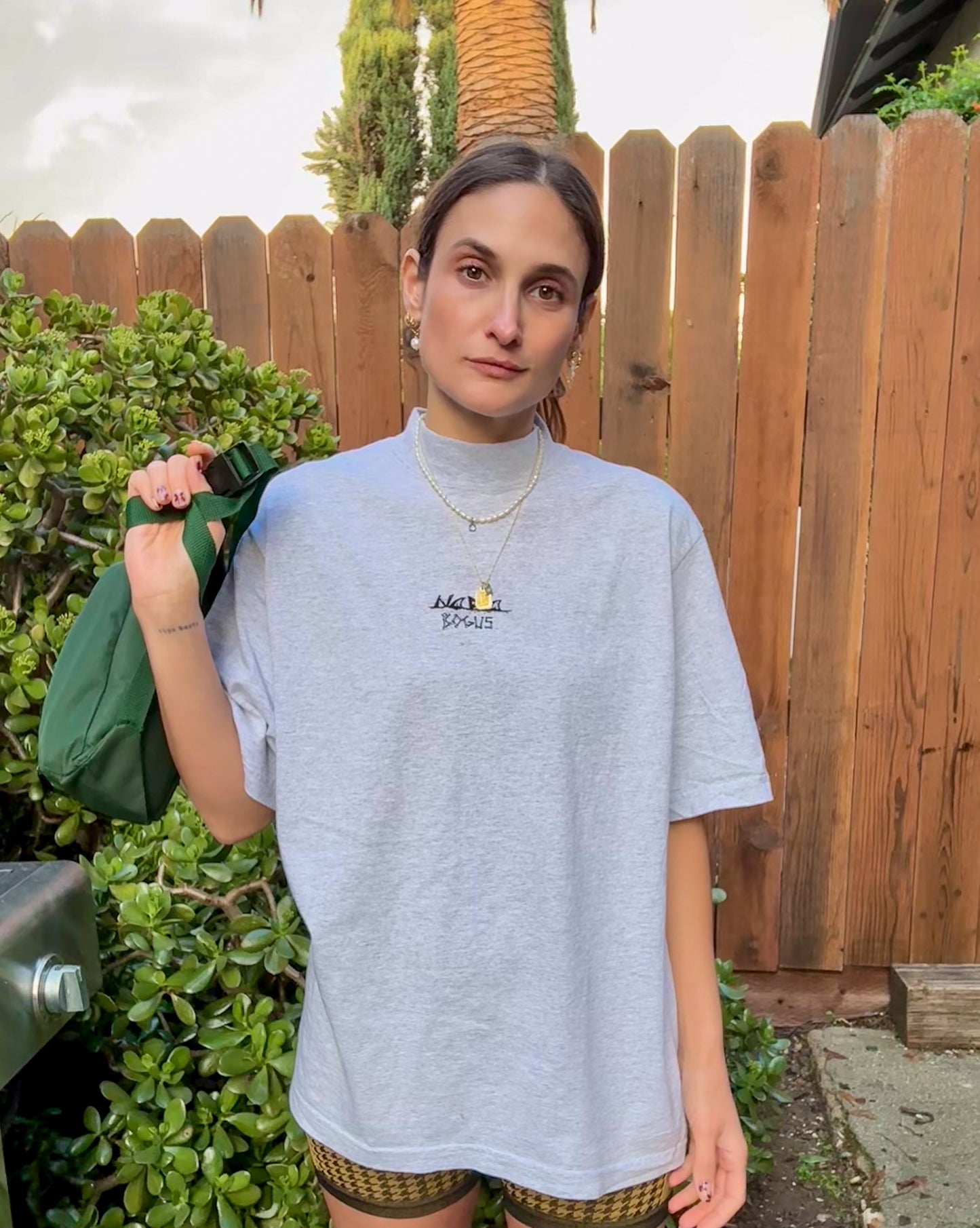 BAX BONES Mock Neck T-Shirt