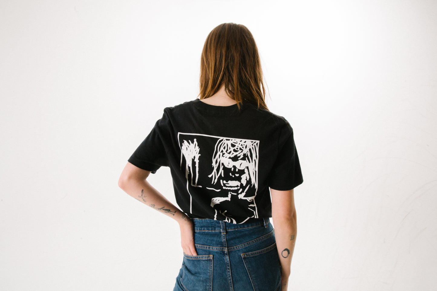"BOARDFIRE" T-Shirt BLACK