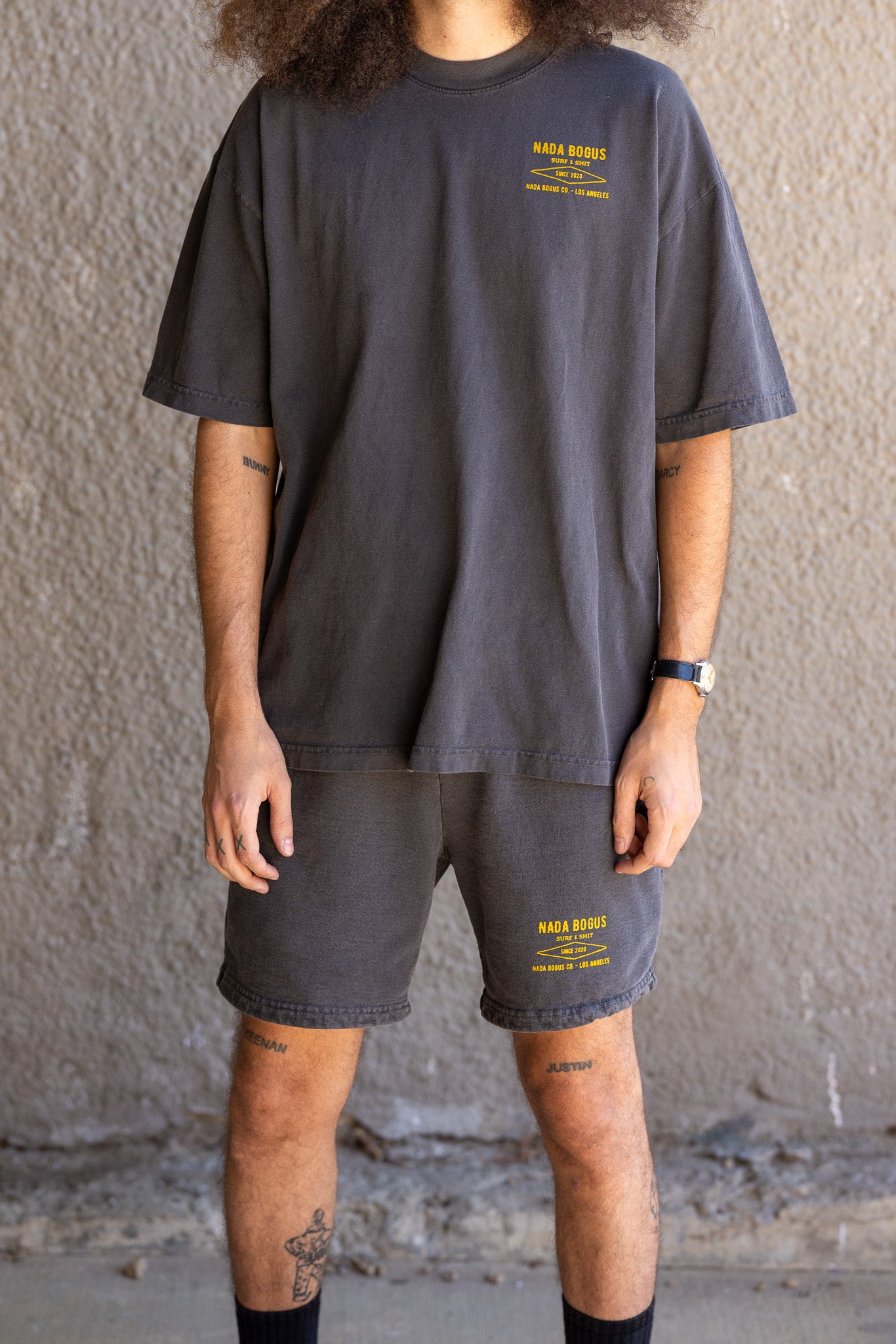 SURF and S*** Fleece Short