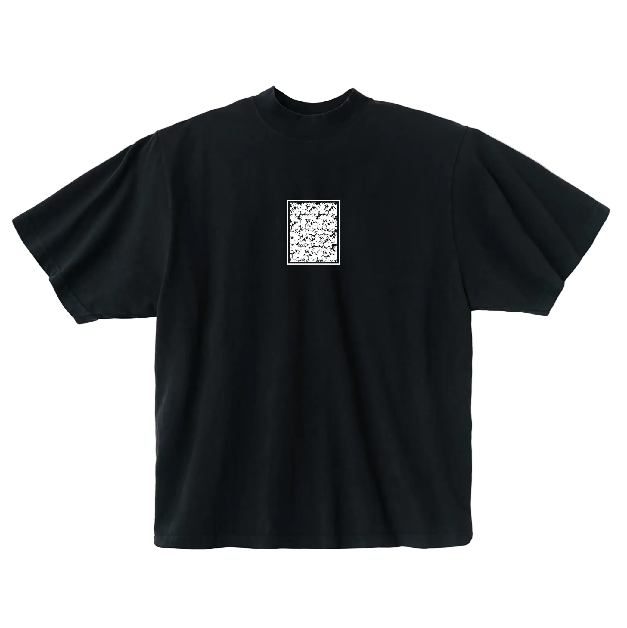 CORAL Mock Neck T-Shirt