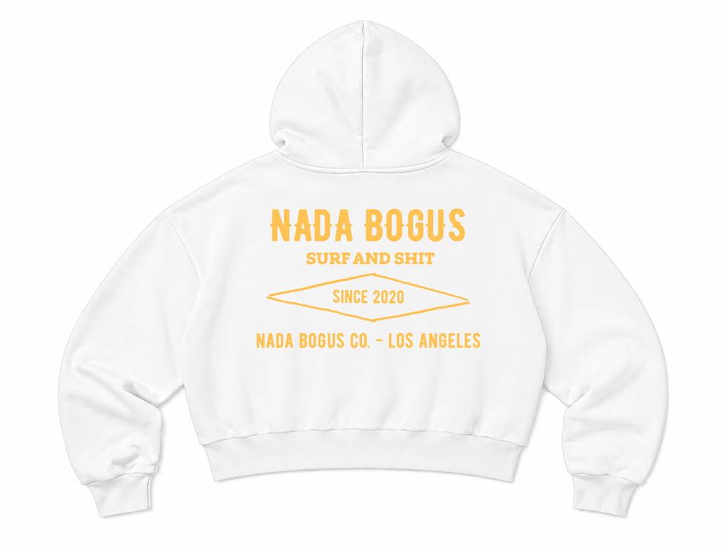 SURF & S*** WOMEN'S CROP ZIP UP HOODIE