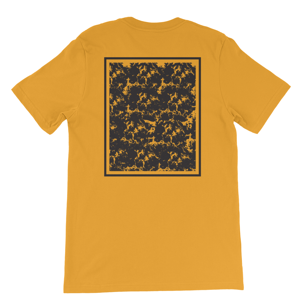 "CORAL" UNISEX T-Shirt WHITE/YELLOW