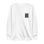 "CORAL" UNISEX Crew WHITE/GREY