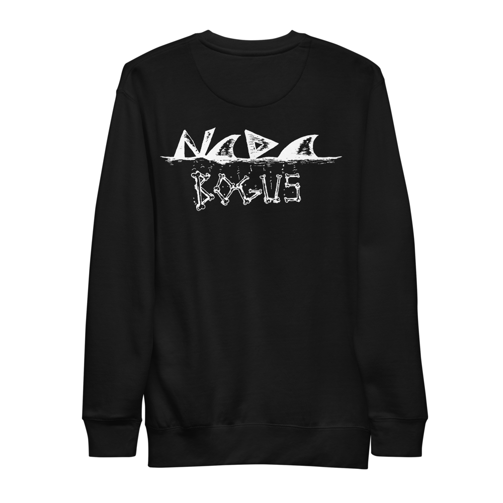 "BAX BONES" UNISEX Crew BLACK