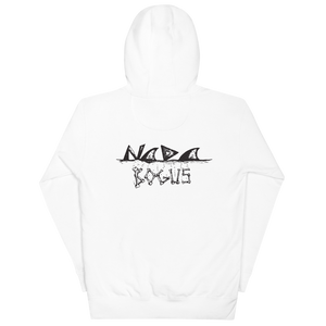 "BAX BONES" UNISEX Hoodie WHITE/GREY