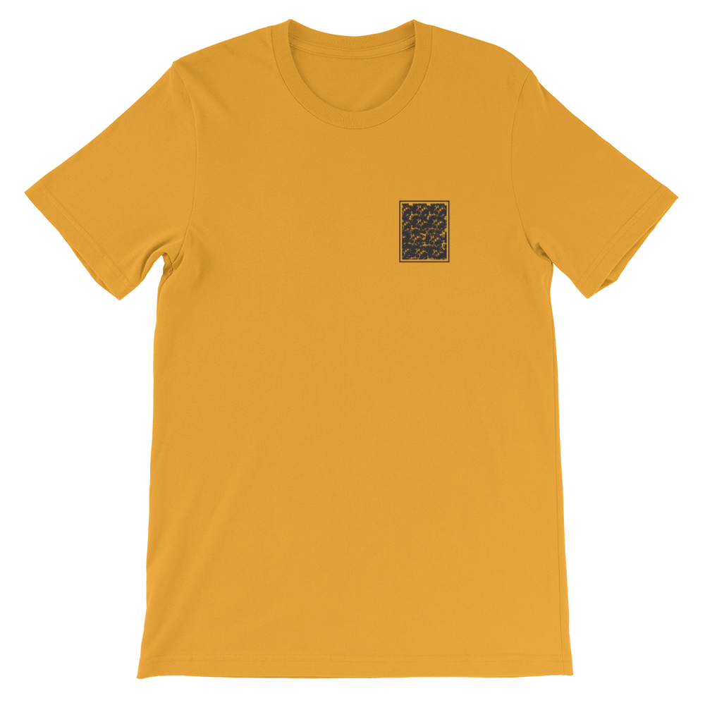 "CORAL" UNISEX T-Shirt WHITE/YELLOW