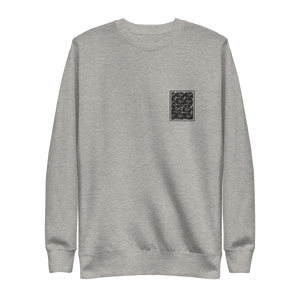 "CORAL" UNISEX Crew WHITE/GREY