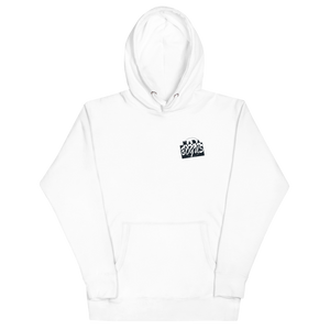 "RASTAPUS" UNISEX Hoodie WHITE/GREY