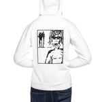 "BOARDFIRE" UNISEX Hoodie WHITE/GREY