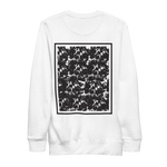 "CORAL" UNISEX Crew WHITE/GREY