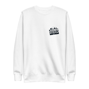 "RASTAPUS" UNISEX Crew WHITE/GREY