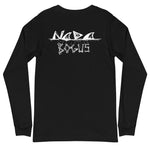 "BAX BONES" UNISEX Long Sleeve Shirt Black