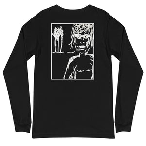 "BOARDFIRE" UNISEX Long Sleeve Shirt BLACK