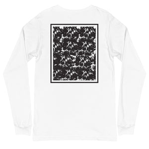 "CORAL" UNISEX Long Sleeve Shirt WHITE