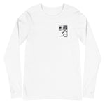 "BOARDFIRE" UNISEX Long Sleeve Shirt WHITE