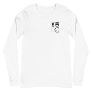 "BOARDFIRE" UNISEX Long Sleeve Shirt WHITE